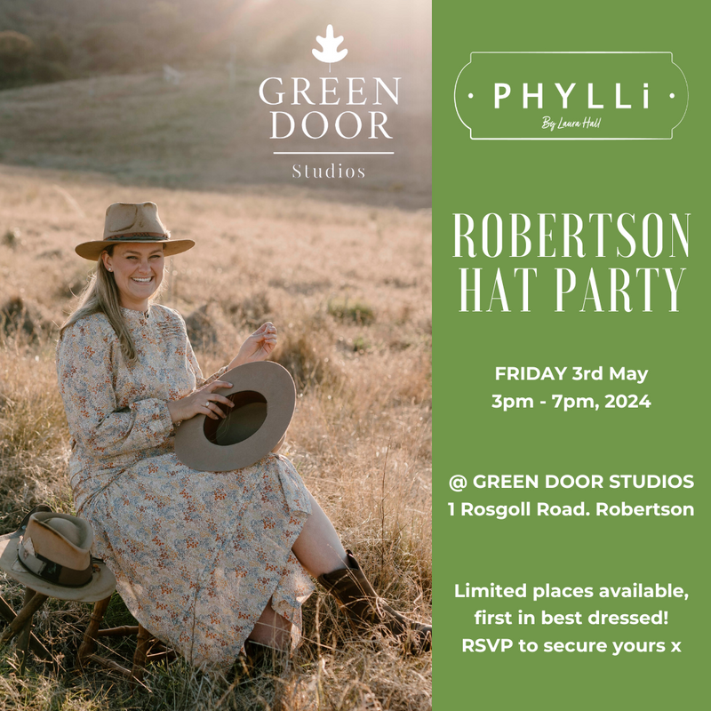 GREEN DOOR STUDIOS ROBERTSON Hat Party