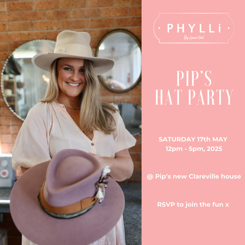 PIP’S MAY HAT PARTY